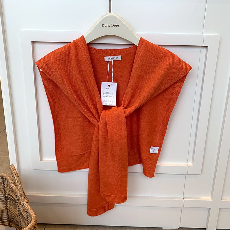 Lightweight Knit Shoulder Wrap Cardigan | Elegant Summer Shrug Cover-Up