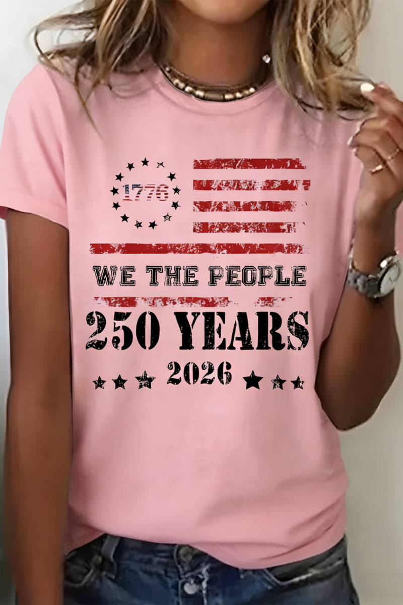 250th Anniversary of the Founding of the Nation Independence Day T-shirt
