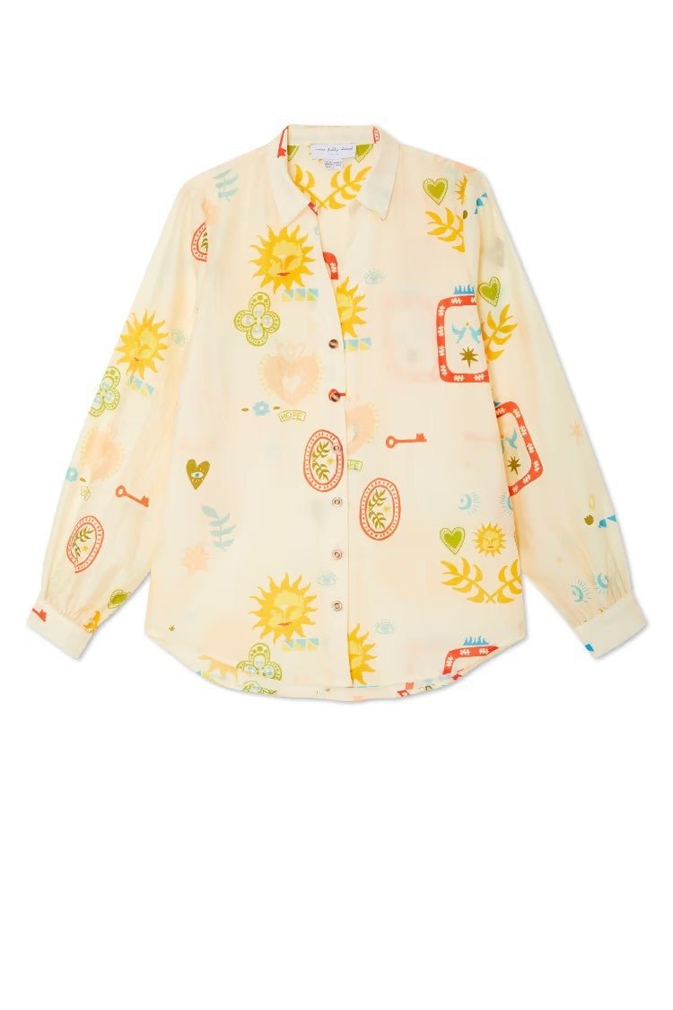 Printed Linen Shirt & Shorts Set | Resort Vacation Two-Piece Outfit