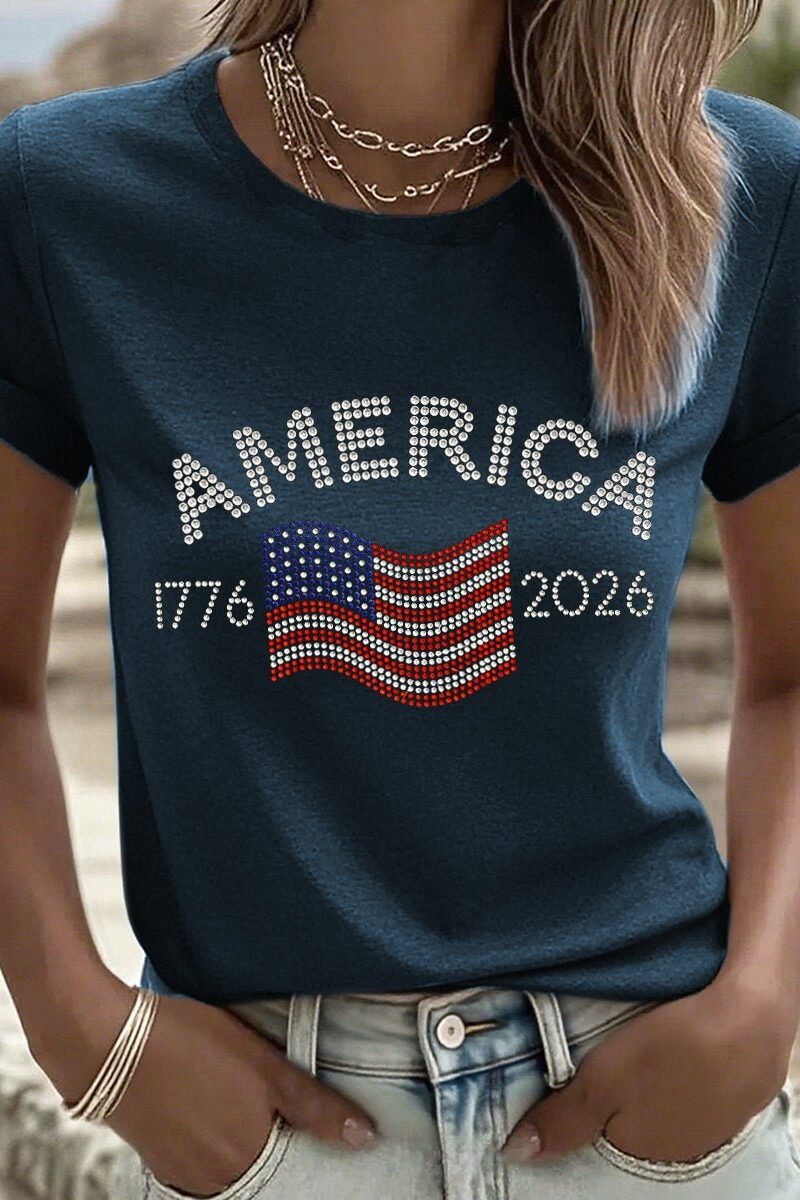 Women's 250 Printed Casual T-Shirt