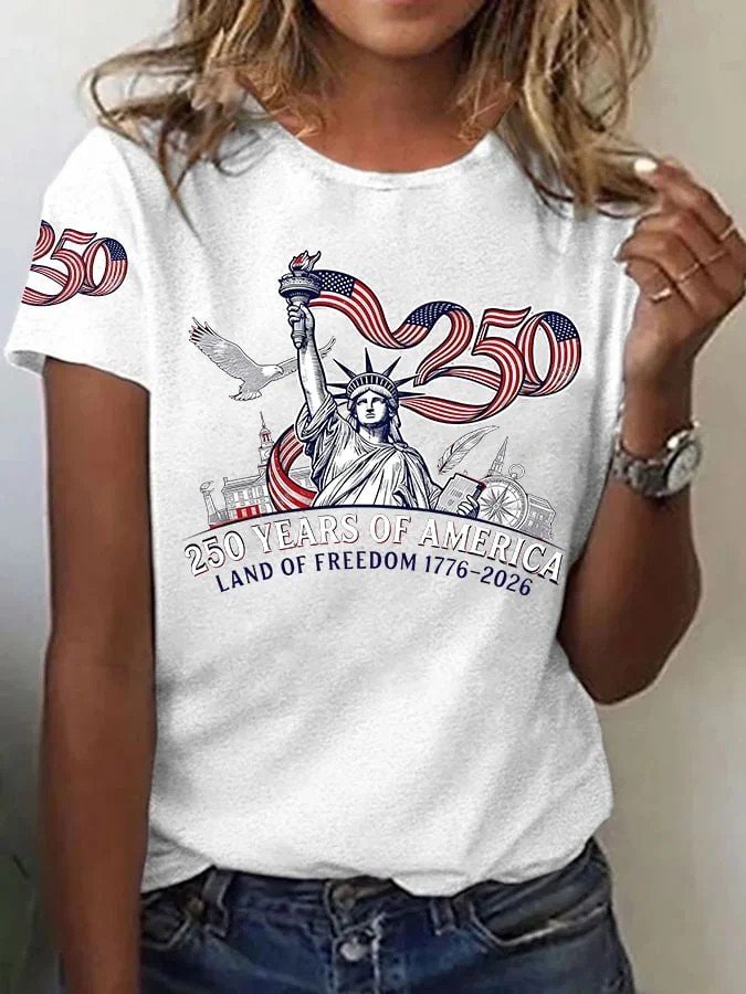 Women's 250th Anniversary Print T-Shirt