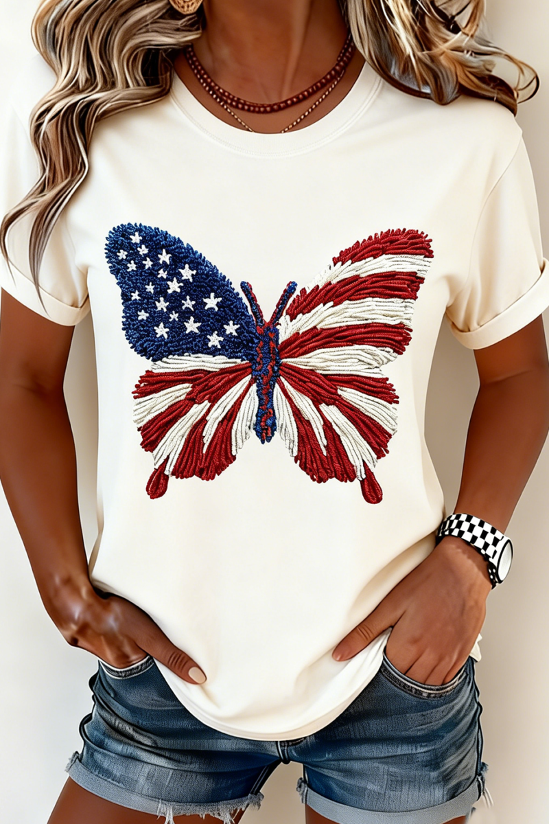 250th anniversary Independence Day Casual Crew Neck T-Shirt