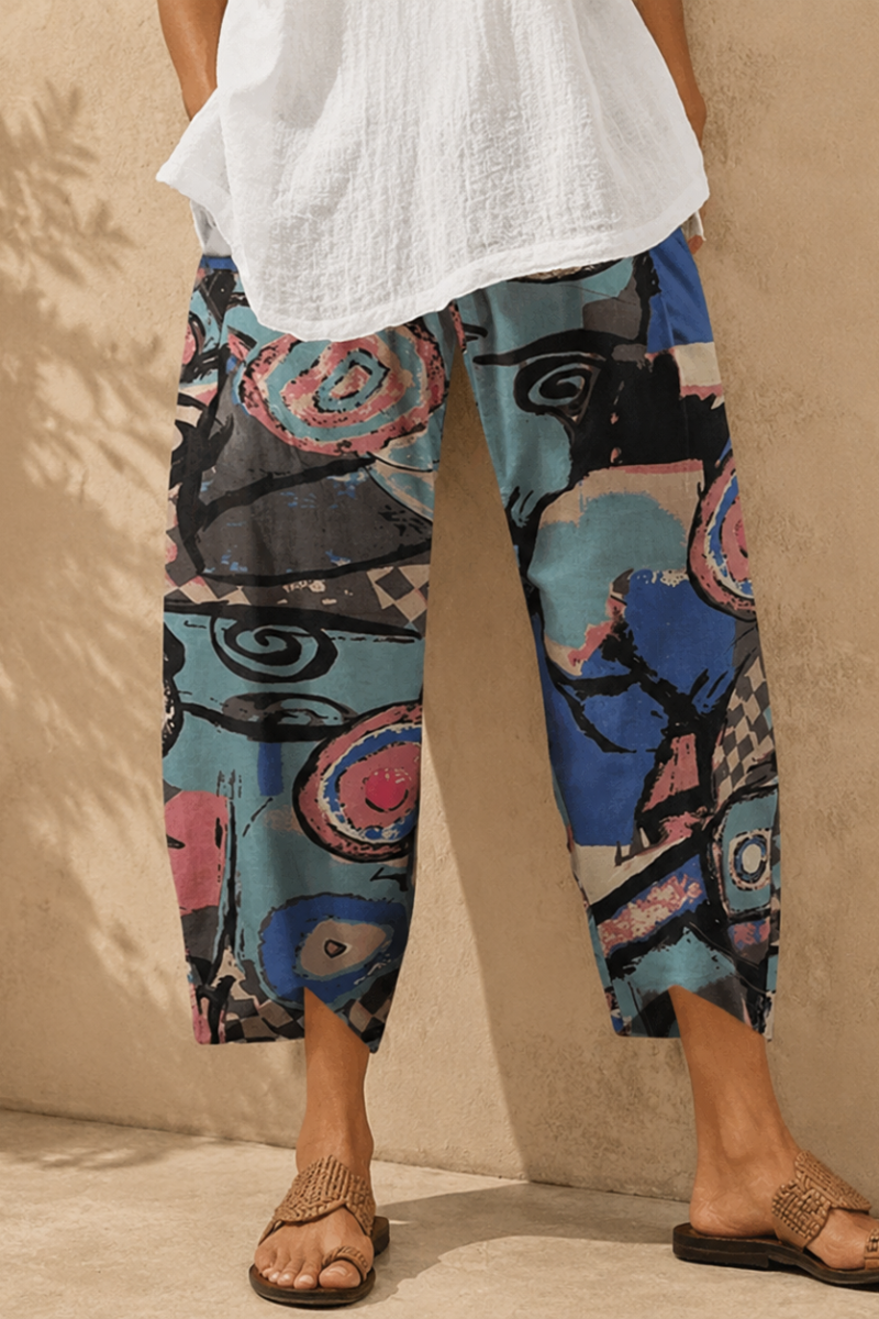 Multi-Print Relaxed Pocket Set | Casual Summer Two-Piece Outfit