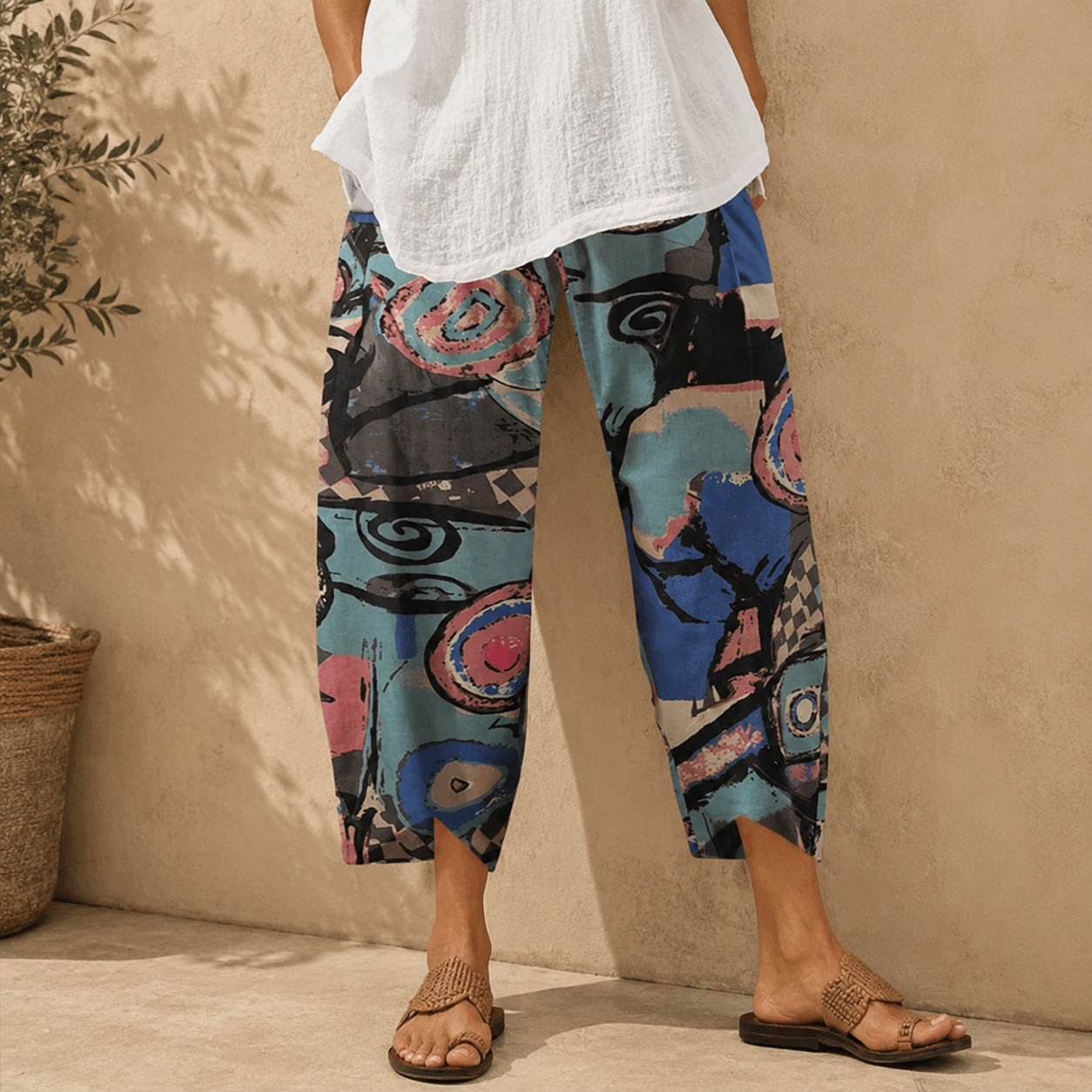 Multi-Print Relaxed Pocket Set | Casual Summer Two-Piece Outfit
