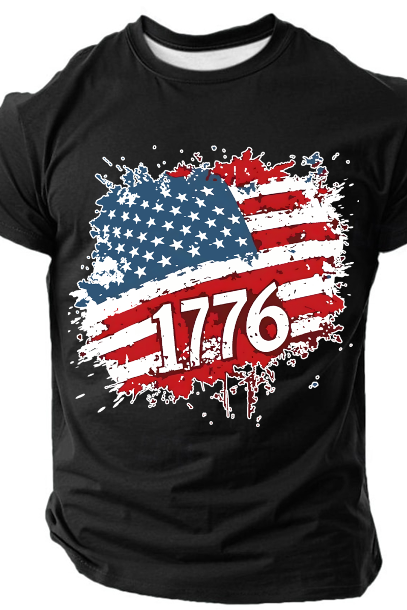 1776 Patriotic Cotton T-Shirt