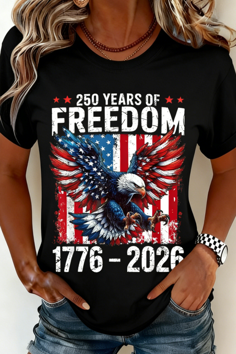 250th anniversary Casual Crew Neck T-Shirt